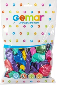 Godan Metallisierter Gummiballon 100 Stück Mix 260mm 10cal