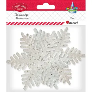 Weihnachtsschmuck Titanum Craft-Fun Series Schneeflocke (19YH05)