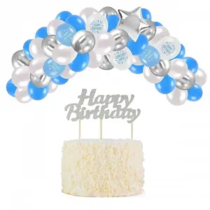 Arpex Party Set Geburtstagsballons für Jungen LUX - 53 Elemente (KP6739)