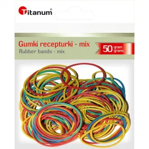Gummibänder Titanum 50g Durchmesser (Mischung) mm