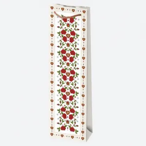 Pol-mak Geschenkbeutel für Flaschen 120mm x 400mm x 90mm (T12)