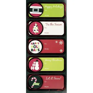 Titanum Craft-Fun Series 3D Weihnachten selbstklebendes Etikett 90mm x 38mm (182206)