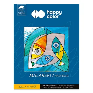 Happy Color junger Künstlerblock A4 200g 10k 297mm x 210mm (HA 3720 2030-M10)