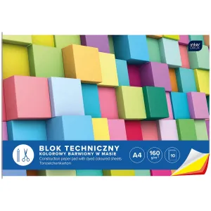 Interdruk technischer Block A4 weiß 160g 10k (BLTK)