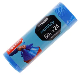 Paclan 60L Müllsack Farbe: blau 60L 24 Stück