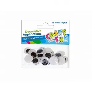 Craft with Fun selbstklebende Ösen 18mm 24 Stück (386915)