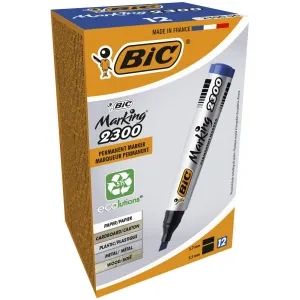 Bic Marking 2300 Permanentmarker, blau 3,7-5,5 mm mit abgeschnittener Spitze (8209253)
