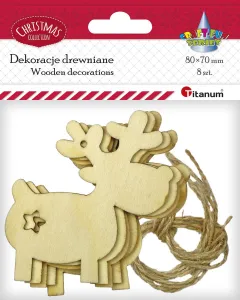 Titanum Craft-Fun Series Holzornament-Rentieranhänger (5903714533725)