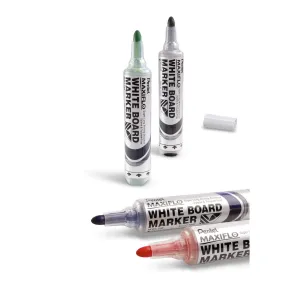 Pentel Trockenlöschmarker, schwarz, 2,0-2,5 mm, runde Spitze