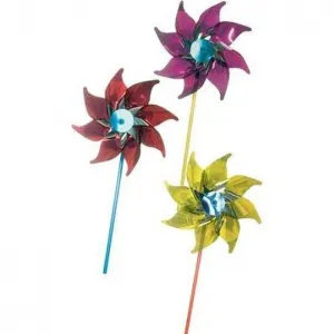 Norimpex Windrad 16 cm, einfarbig metallisch (I-3607)