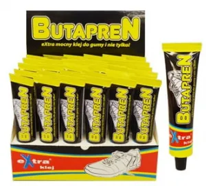 Klebstoff in einer Tube Schema (0407) Butapren