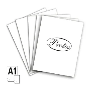 Protos Blatt A1 weiß 250g 20k 610mm x 860mm