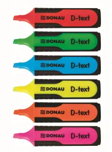 Donau D-Text Textmarker, gelb 1,0-5,0mm (7358001PL-11)