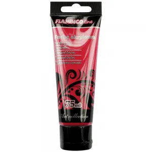 Acrylfarbe Flamingo Line Farbe: karminrot 75ml (032)