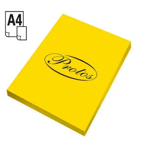 Protos A4 Farbpapier - gelb 80g