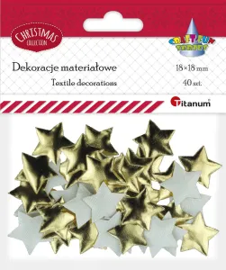 Titanum Craft-Fun Series Stoff Ornament Sterne (MTCR-BY162)