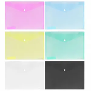Starpak Kunststoff-Clip-Mappe A5 Farbe: mix (449980)