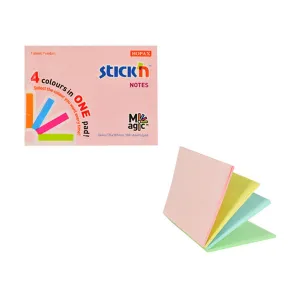 Stick'n Magic Klebepads pastellfarben mix 100k 76mm x 101mm (21575)