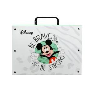 Beniamin Mickey Mouse A4 Breitrücken-Klappmappe Farbe: weiß (610271)