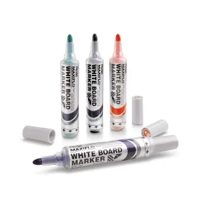 Pentel Trockenlöschmarker, schwarz, 2,0-2,5 mm, runde Spitze