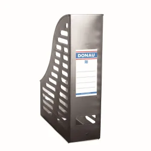 Donau A4 vertikale Dokumentenbox - rauchfarben 85mm x 245mm x 315mm (7464001-02)