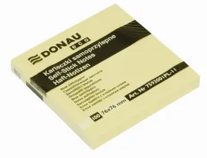 Donau Eco gelb 100k 76mm x 76mm Selbstklebezettel (7593001PL-11)