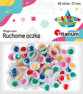 Titanum Craft-Fun Series farbige Ösen 12mm 80 Stück (OC004)