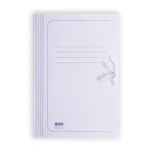 Bigo A4 gebundene Kartonmappe Farbe: weiß 250-280g 320mm x 220mm (0001)