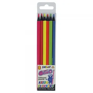 Fun&Joy dreieckige Bleistifte 6 Farben 6 Farben.