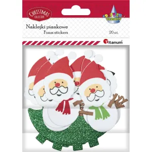 Weihnachtsaufkleber Titanum Craft-Fun Series Schaumstoff
