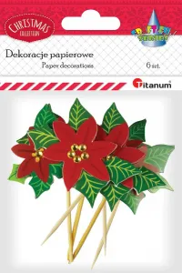 Titanum Craft-Fun Series Papier Weihnachtssterne Weihnachtsfeder Ornament (4832)