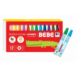 Noster Premium BB Kinder Ölpastelle 12 Farben.