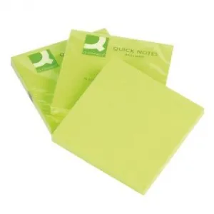Q-Connect Haftnotizen grün 80k 76mm x 76mm (KF10515)