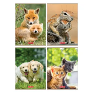 Herlitz Tiere Notizbuch A4 32k. 70g Strichfarbe (9583097)