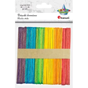 Titanum Craft-Fun Serie Holzornamente Wellpappstäbchen 10x114mm (BG016C)