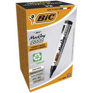 Bic Marking 2000 Permanentmarker, schwarz, 1,5 mm Rundspitze (8209153)