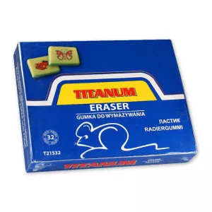 Titanum kleiner bedruckter Radierer (T21532)