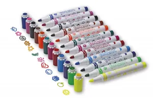 Fun&Joy runder Marker mit Stempeln in 12 Farben (FJGCP20501-12)