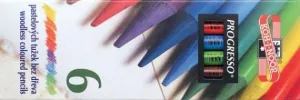 Koh-I-Noor holzfreie Buntstifte in 6 Farben.