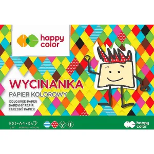 Happy Color 10 Blatt Kunstblock A4 100g 10k (HA 3710 2030-A10)
