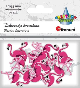 Titanum Craft-Fun Series Holzornament Flamingos (MTCR-WDC878)
