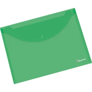 PP Titanum A4 grün transparent gestreift Umschlagmappe (TK4TGR)