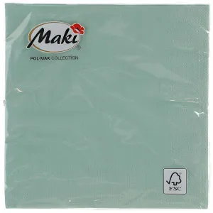 Pol-mak Servietten - hellgrün 330mm x 330mm (00049)