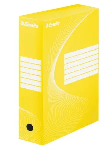 Archivbox Esselte A4 - gelb 245mm x 100mm x 345mm
