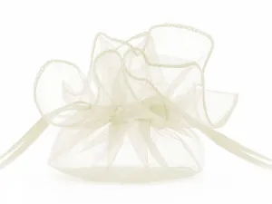 Organza Partydeco Organzabeutel, creme, 25cm (WRG6-079-10)