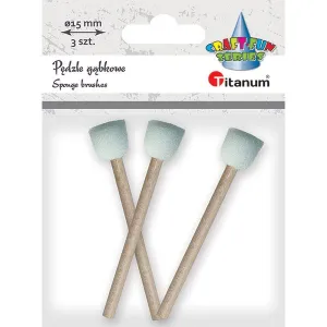 Titanum Craft-Fun Serie Malschwamm Pinsel 1.5cm