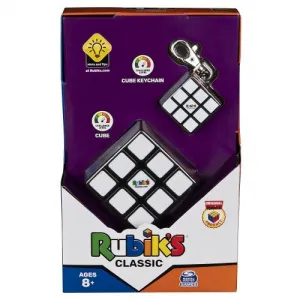 Spin Master Rubiks Würfel Puzzle + Schlüsselanhänger (6064011)