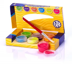 Astra fluoreszierende Plakatfarben Farbe: Mix 10ml 6 Farben.