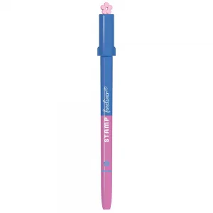 Interdruk Cienkopis mit Stempel 2in1, blau 2 Farben (5902277316110)