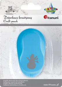 Titanum Craft-Fun Series 25mm Schneemann dekorative Stanze (T-8810-135e)